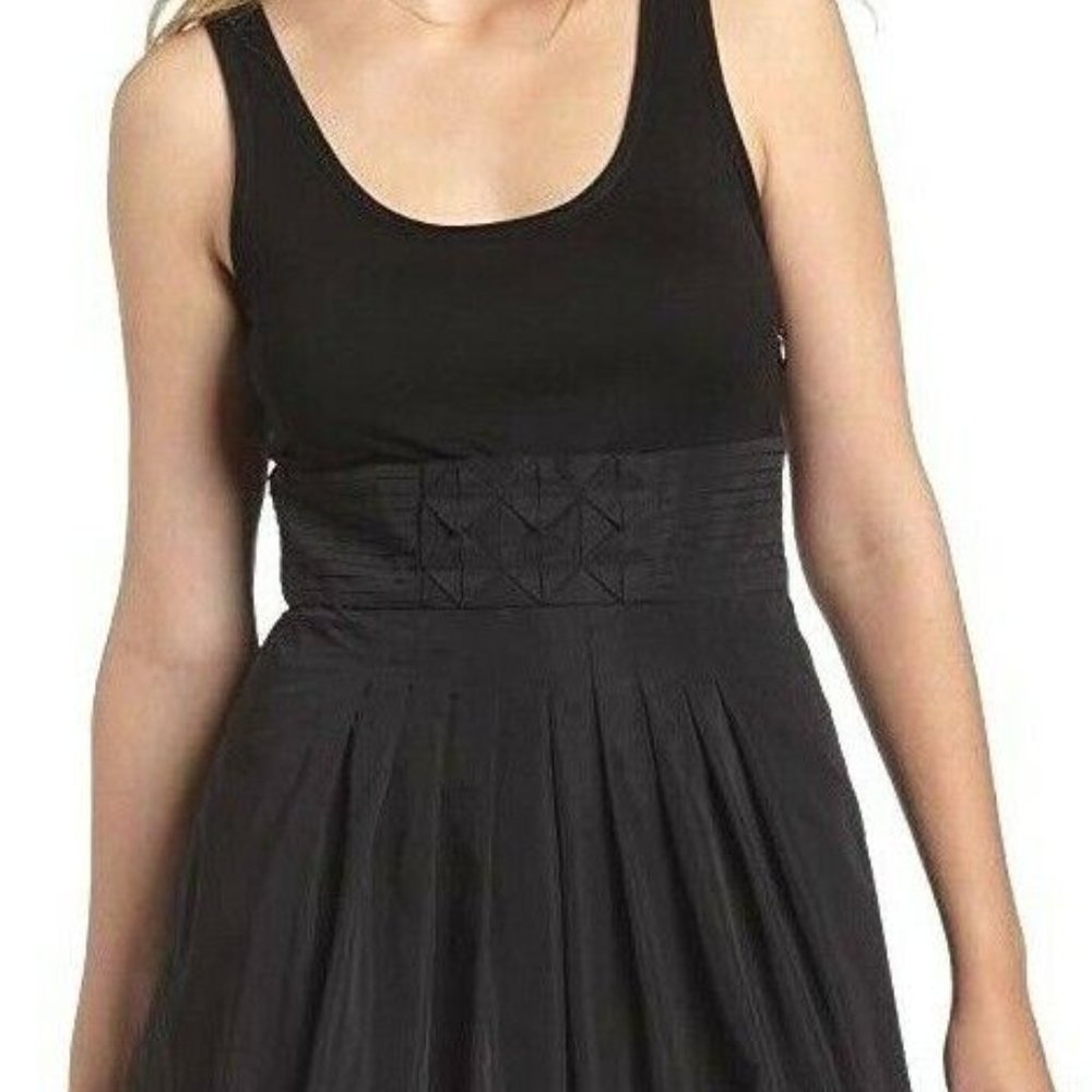 BCBG Maxazria Jersey Bodice Taffeta Skirt